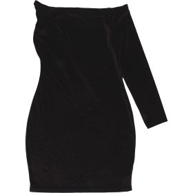 New Look Fekete bársony ruha  (164-170) tini lány