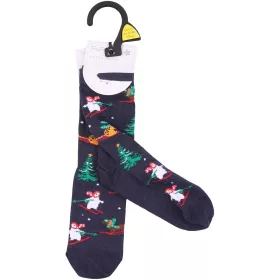 Síelős kék fiú zokni ( 31-35)