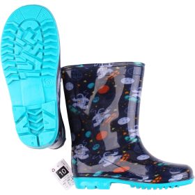 Asztronautás kék kisfiú gumicsizma (28)