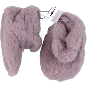 Szürke szőrmés baba csizma (3-6)