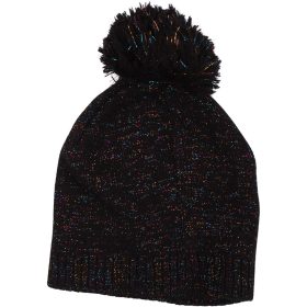 Csillogó fekete sapka (6-12 hó)