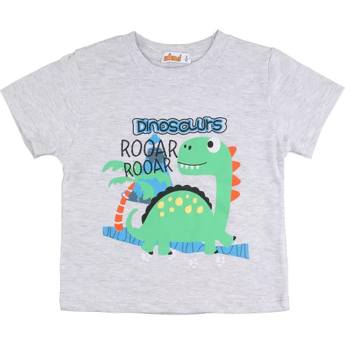 Alme Dínós szürke kisfiú póló