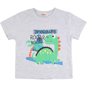 Alme Dínós szürke kisfiú póló