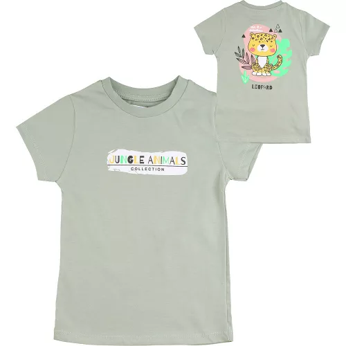 Alme Jungle animals kheki kisfiú póló