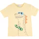 Alme Dínós sárga kisfiú póló