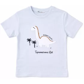 HSG Dínós világoskék kisfiú póló