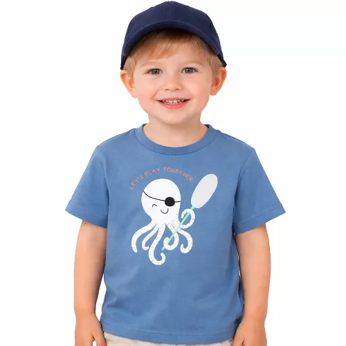 HSG Polipos kék kisfiú póló