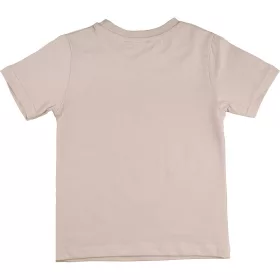 Alme Autós-macis bézs kisfiú póló