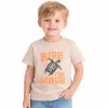 Alme Teknősbékás bézs kisfiú póló