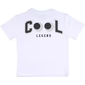 ALG Dínós fehér kisfiú póló