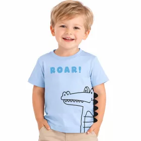 ALG Krokodilos kék kisfiú póló