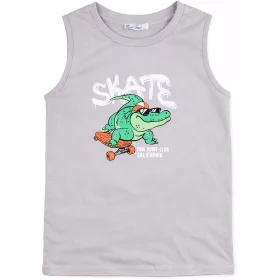 Alme Krokodilos szürke fiú trikó