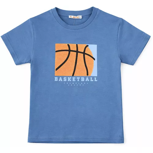 ALG Basketball kék fiú póló