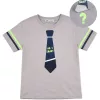 ALG Nyakkendős szürke fiú póló