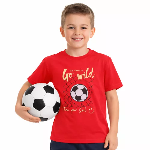 ALG Focis piros fiú póló