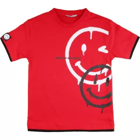 ALG Smile piros fiú póló