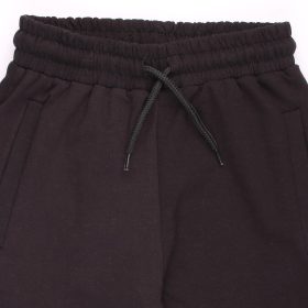 ALG Fekete fiú meleg, belül bolyhos melegítőnadrág