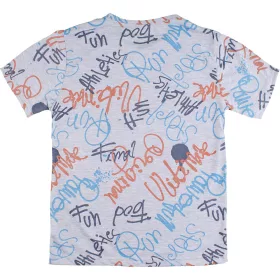 Essu Narancs-kékfeliratos fiú póló