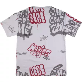 ALG Feliratos szürke fiú póló