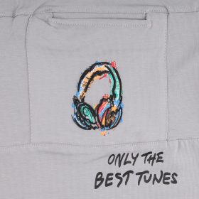 ALG Fülhallgatós szürke fiú póló