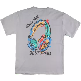 ALG Fülhallgatós szürke fiú póló