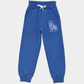 ALG LA kék belül bolyhos zsebes fiú melegítőnadrág