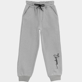   ALG Szürke Champions belül bolyhos zsebes fiú melegítőnadrág