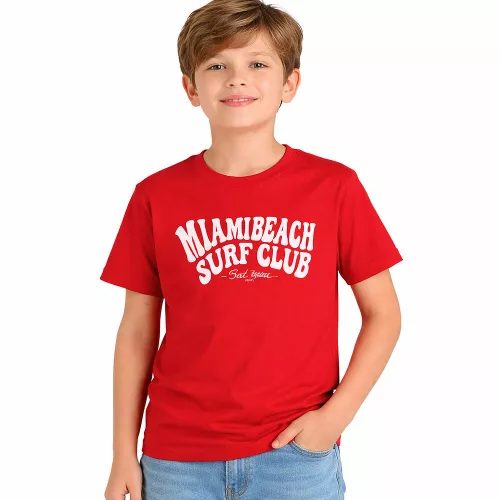 Essu Miami beach piros fiú póló