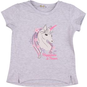 ALG Unikornis szürke kislány felső