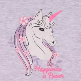 ALG Unikornis szürke kislány felső
