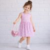 Essu Szíves lila ujjatlan kislány ruha