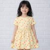 Essu Szíves sárga rövidujjú kislány ruha