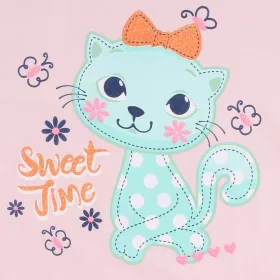 Alme Cicás rózsaszín-fekete kislány szett