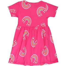 Alme Szivárványos pink kislány ruha