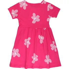 Alme Virágos pink kislány ruha