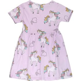 Alme Unikornis lila kislány ruha
