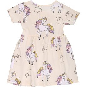 Alme Unikornis sárga kislány ruha