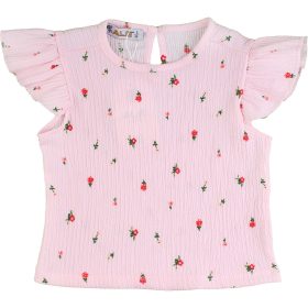 ALG Virágos rózsaszín kislány szett