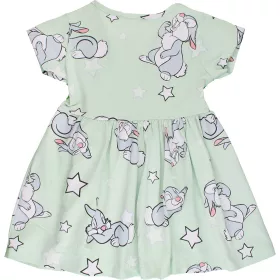 ALG Nyuszis zöld kislány ruha