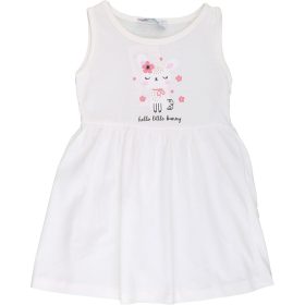Alme Nyuszis fehér kislány ruha