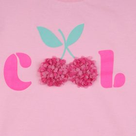 ALG Cseresznyés rózsaszín kislány felső 