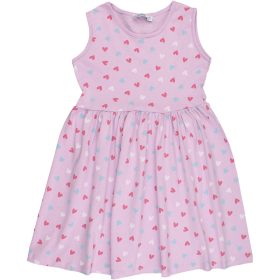 Essu Szíves lila ujjatlan kislány ruha