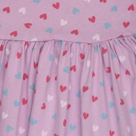 Essu Szíves lila ujjatlan kislány ruha