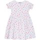 Essu Szíves fehér rövidujjú kislány ruha