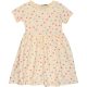 Essu Szíves sárga rövidujjú kislány ruha