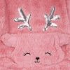 ALG Szarvasos rózsaszín kislány polár pulóver