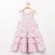 ALG Virágos rózsaszín kislány ruha