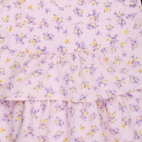 ALG Virágos rózsaszín kislány ruha