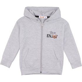 ALG Macis szürke kislány belül bolyhos melegítőfelső