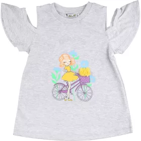 ALG Kislányos szürke kislány felső